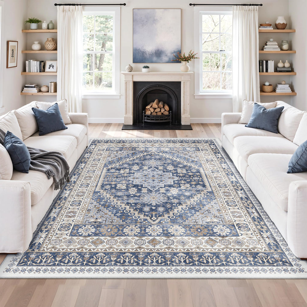 zesthome Area Rugs - Non-Slip Washable Rug