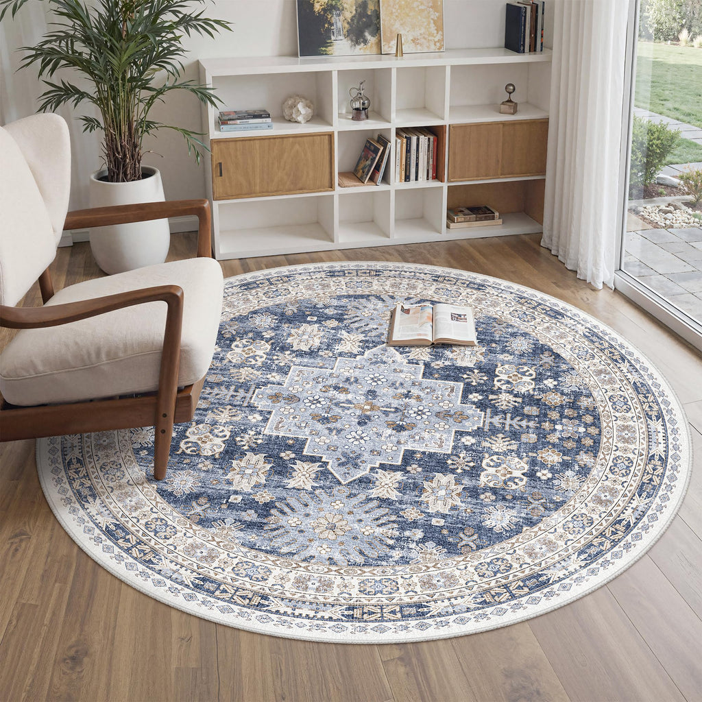 zesthome Area Rugs - Non-Slip Washable Rug