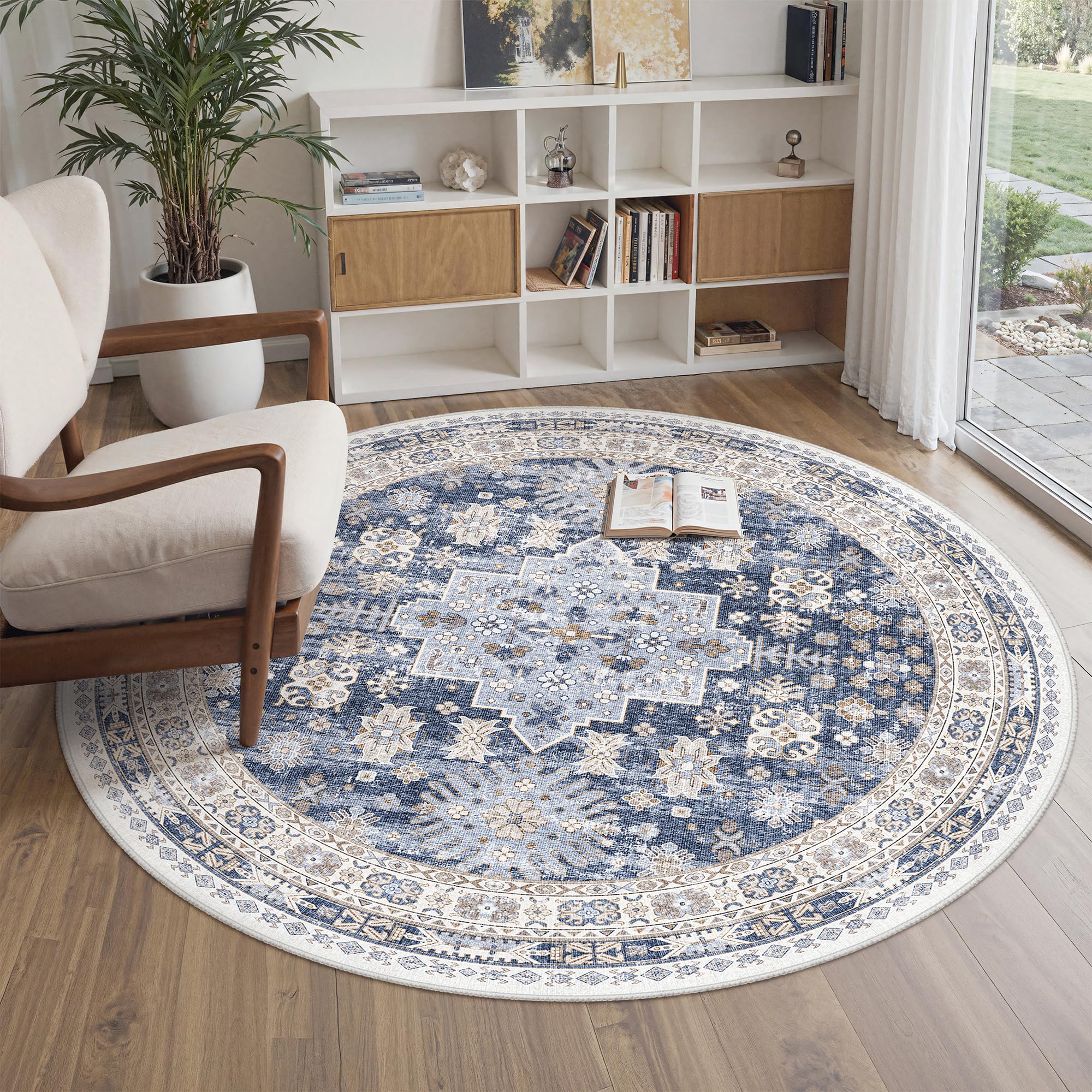 zesthome Area Rugs - Non-Slip Washable Rug