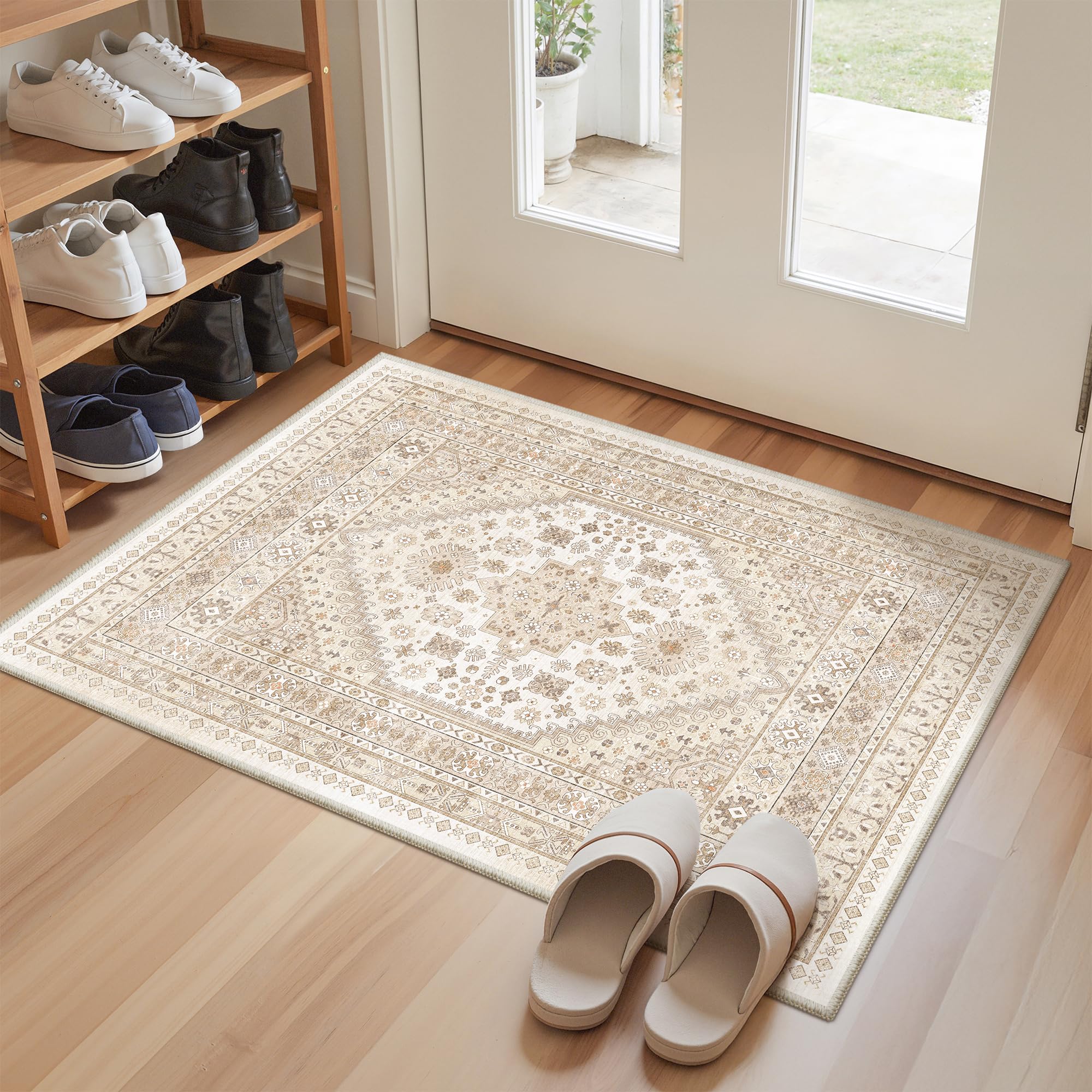 zesthome Area Rugs - Non-Slip Washable Rug