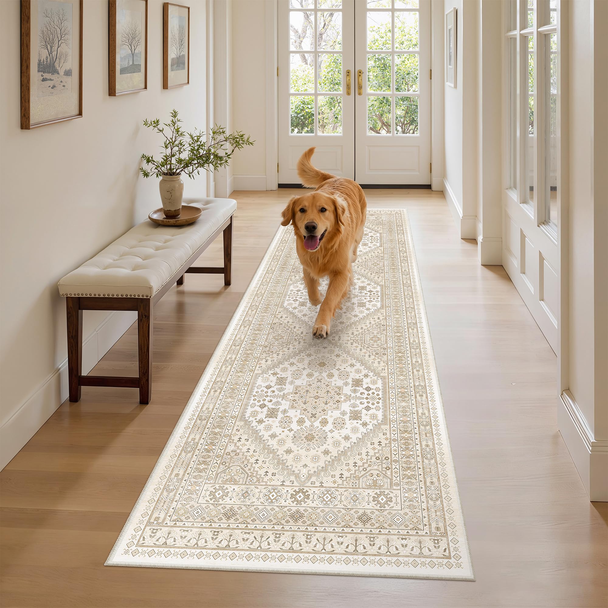 zesthome Area Rugs - Non-Slip Washable Rug