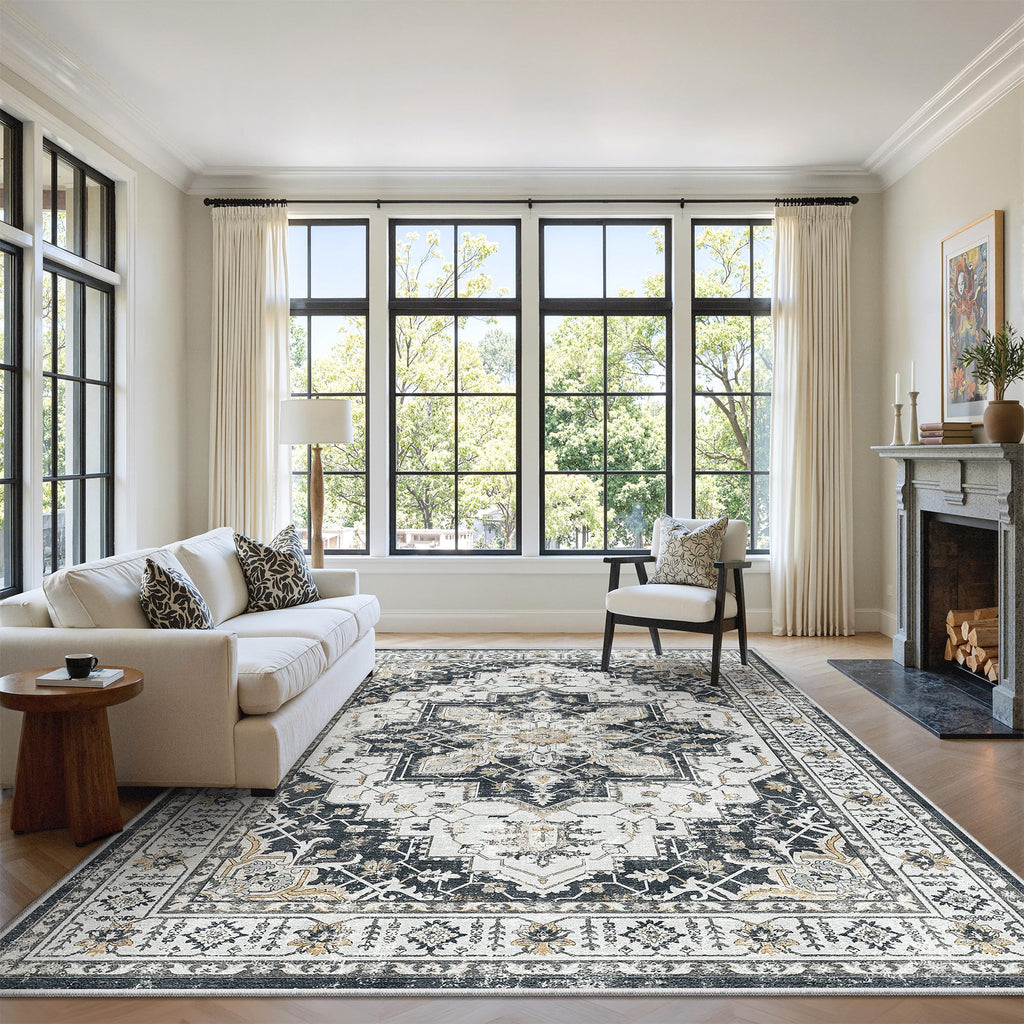 zesthome Area Rugs - Non-Slip Washable Rug