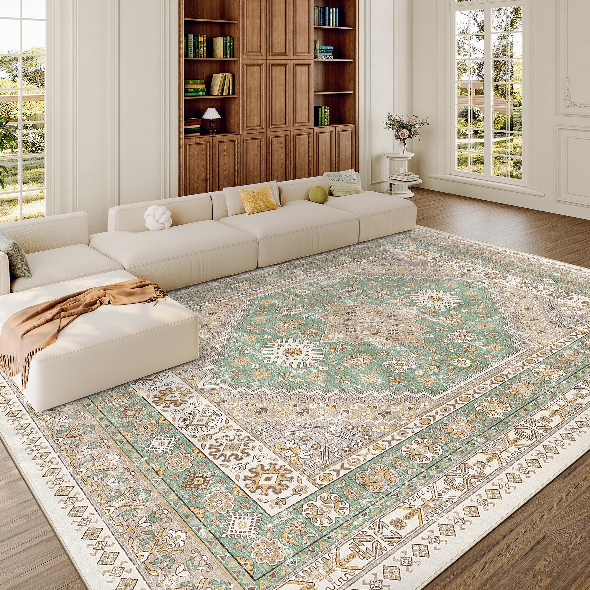 zesthome Area Rugs - Non-Slip Washable Rug