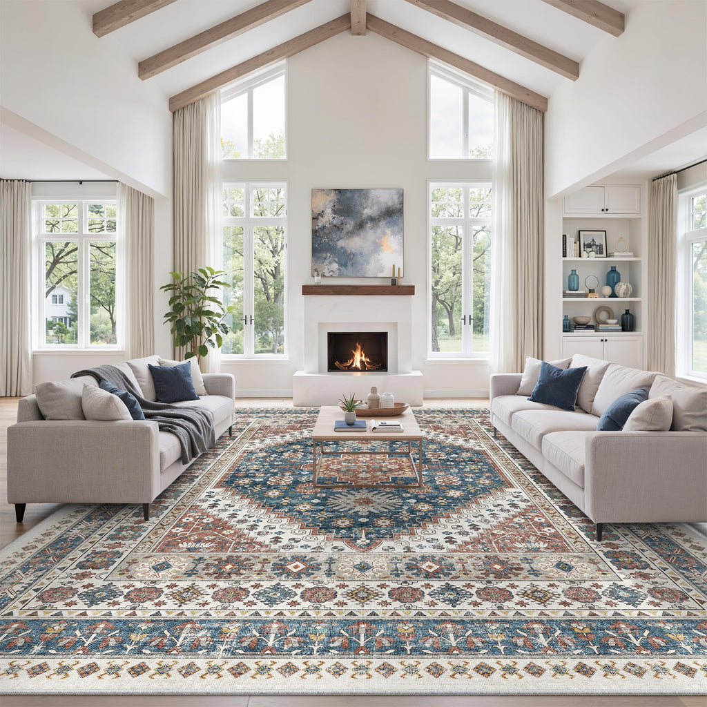 zesthome Area Rugs - Non-Slip Washable Rug