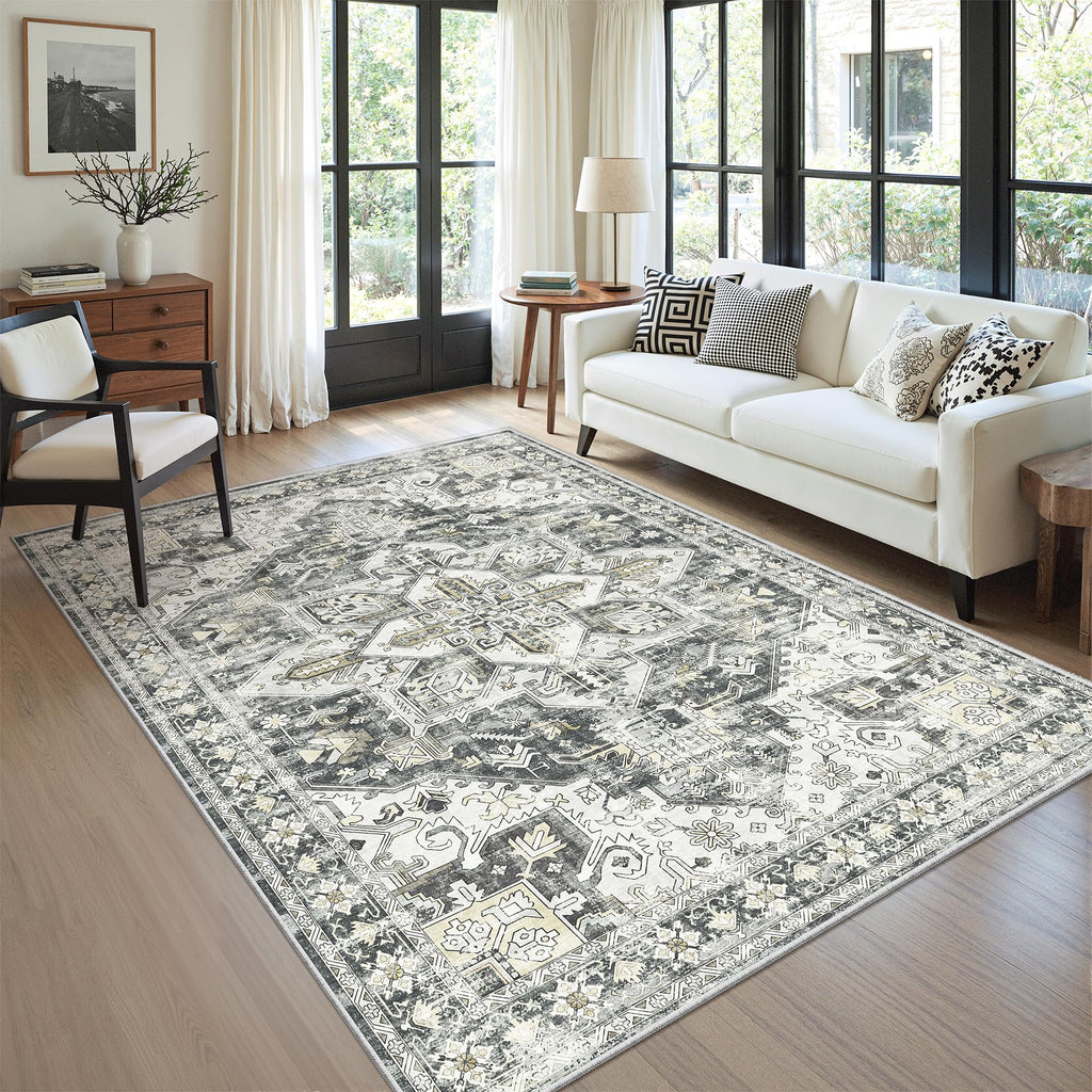 zesthome Area Rugs - Non-Slip Washable Rug