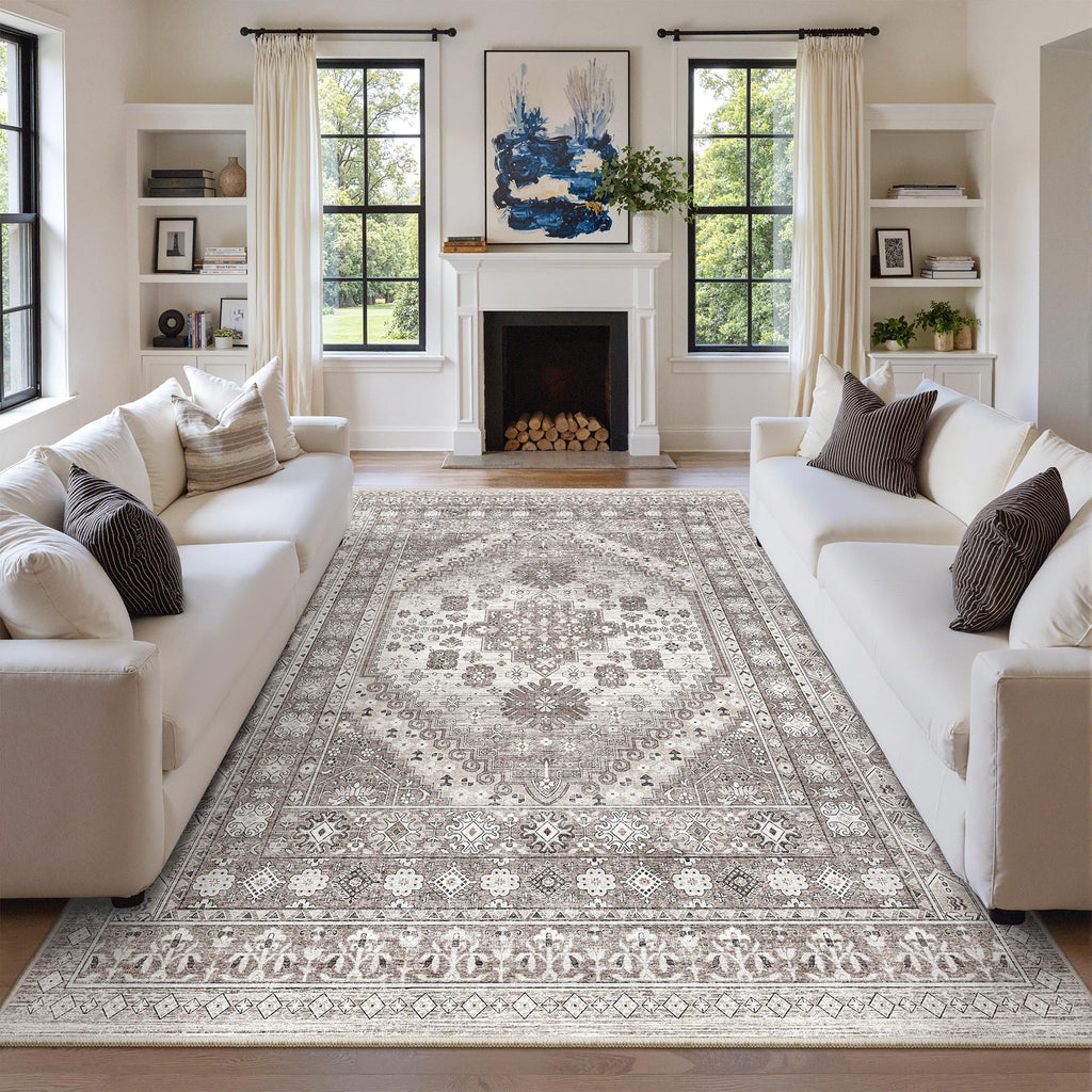zesthome Area Rugs - Non-Slip Washable Rug
