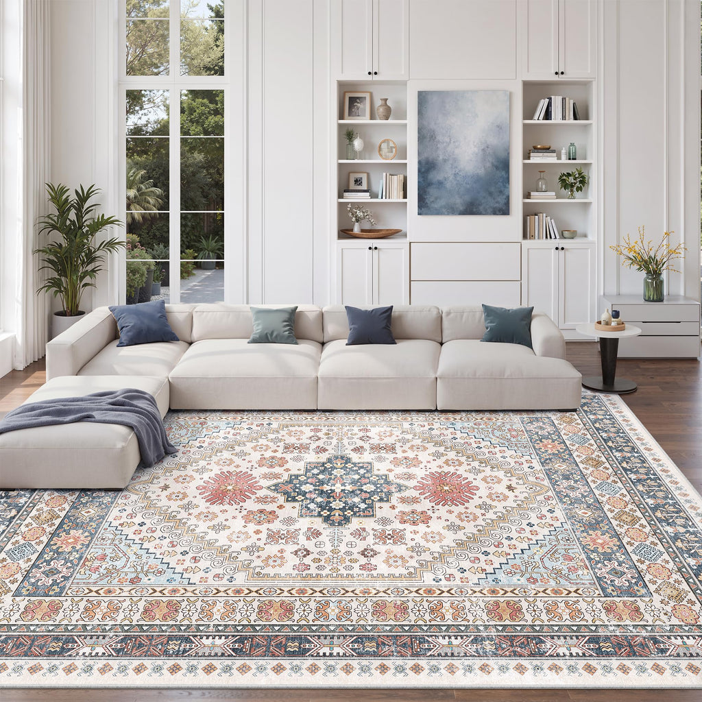 zesthome Area Rugs - Non-Slip Washable Rug