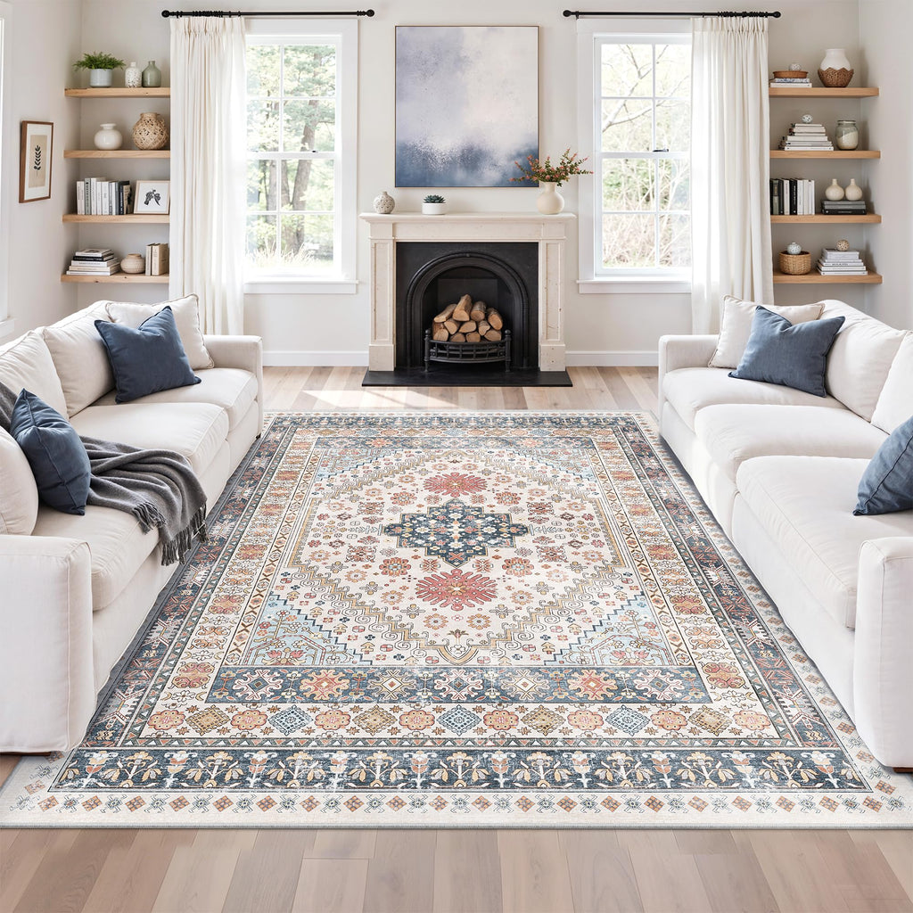 zesthome Area Rugs - Non-Slip Washable Rug