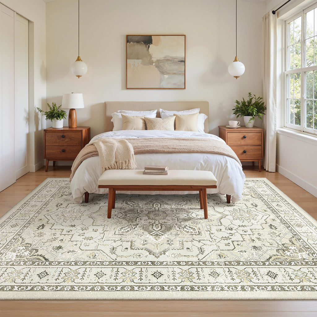 zesthome Area Rugs - Non-Slip Washable Rug