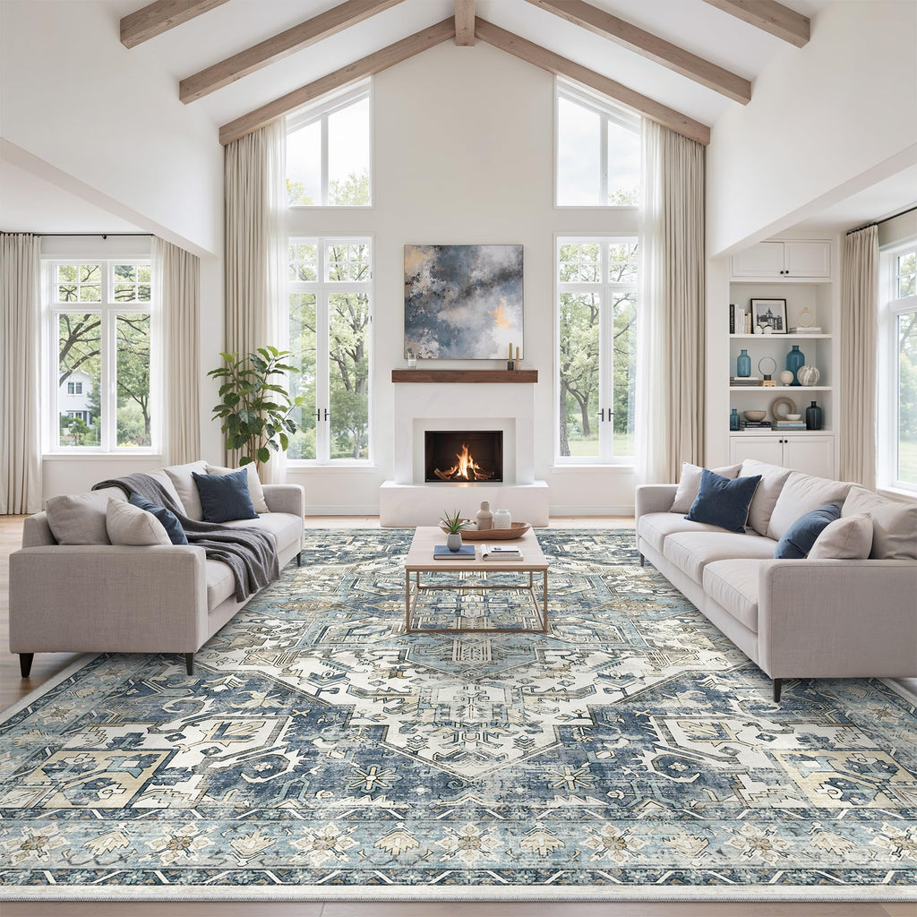 zesthome Area Rugs - Non-Slip Washable Rug