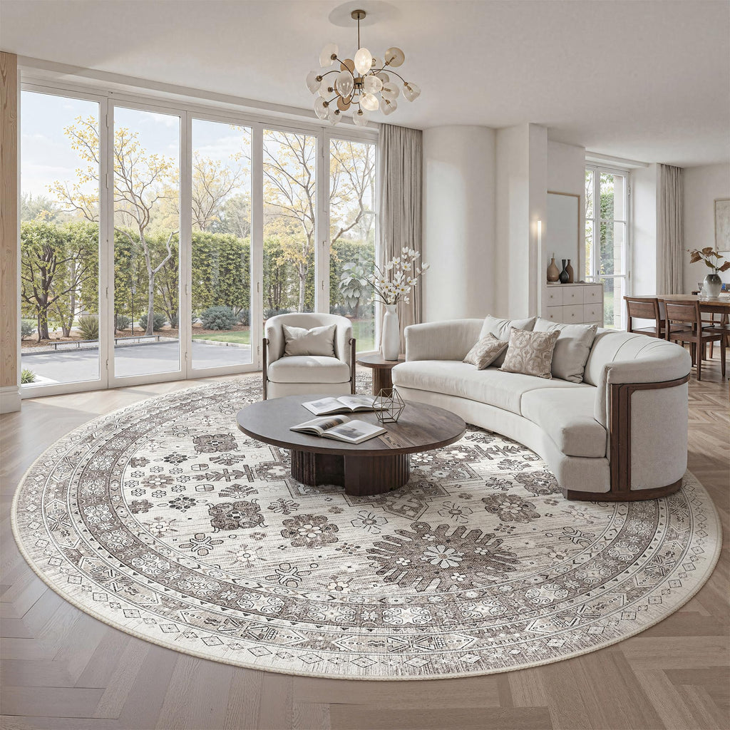 zesthome Area Rugs - Non-Slip Washable Rug