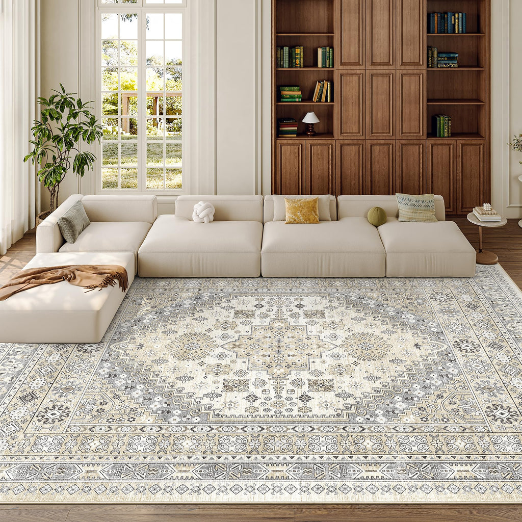 zesthome Area Rugs - Non-Slip Washable Rug