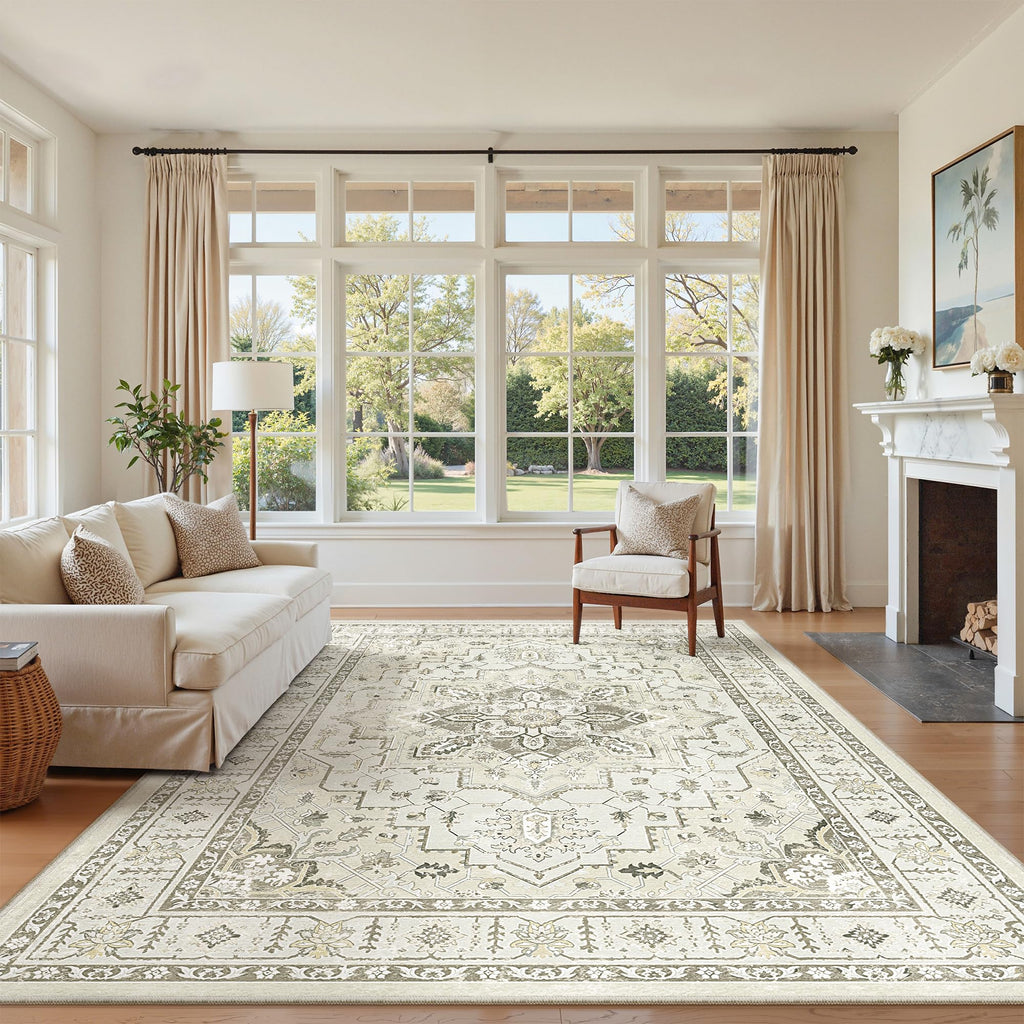 zesthome Area Rugs - Non-Slip Washable Rug