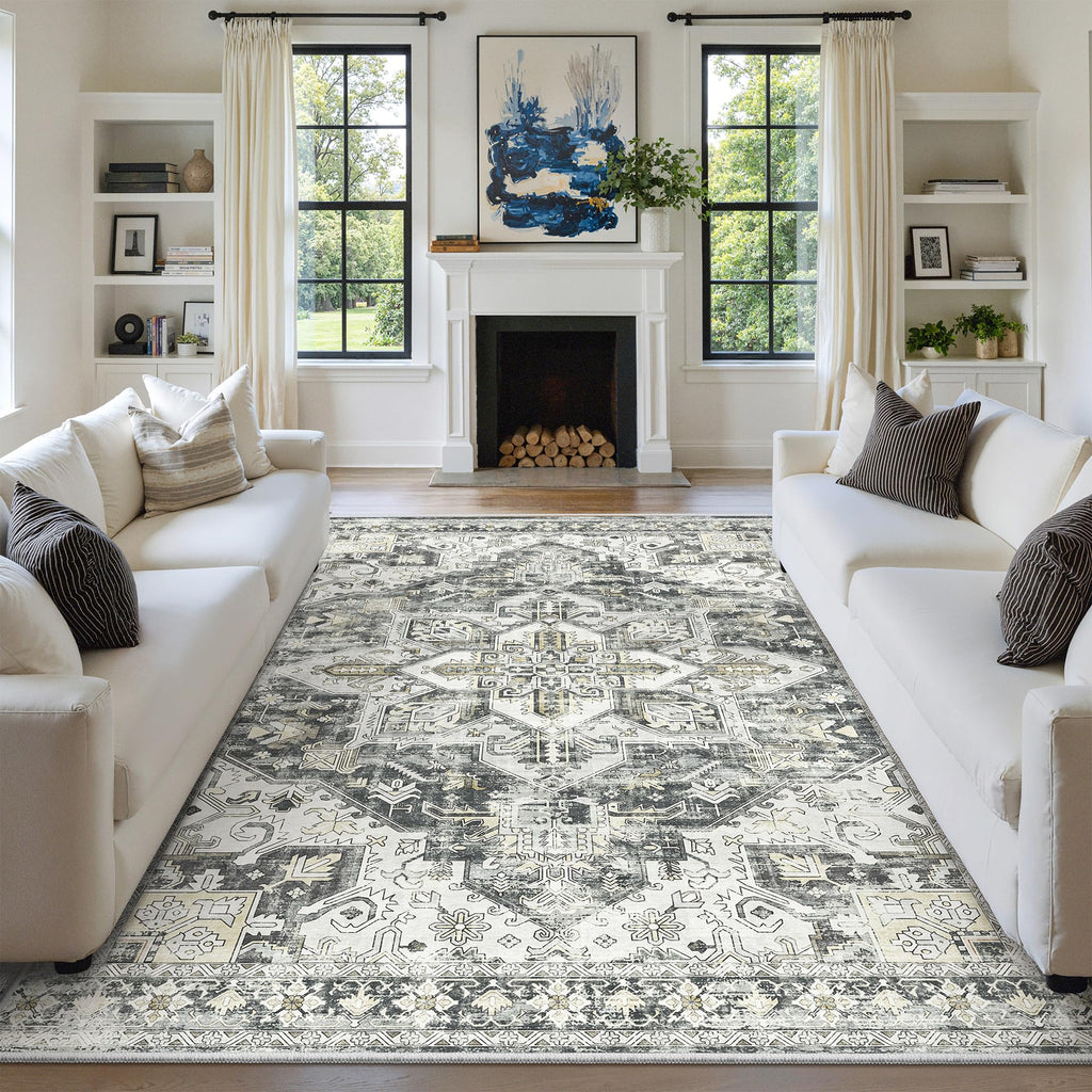 zesthome Area Rugs - Non-Slip Washable Rug