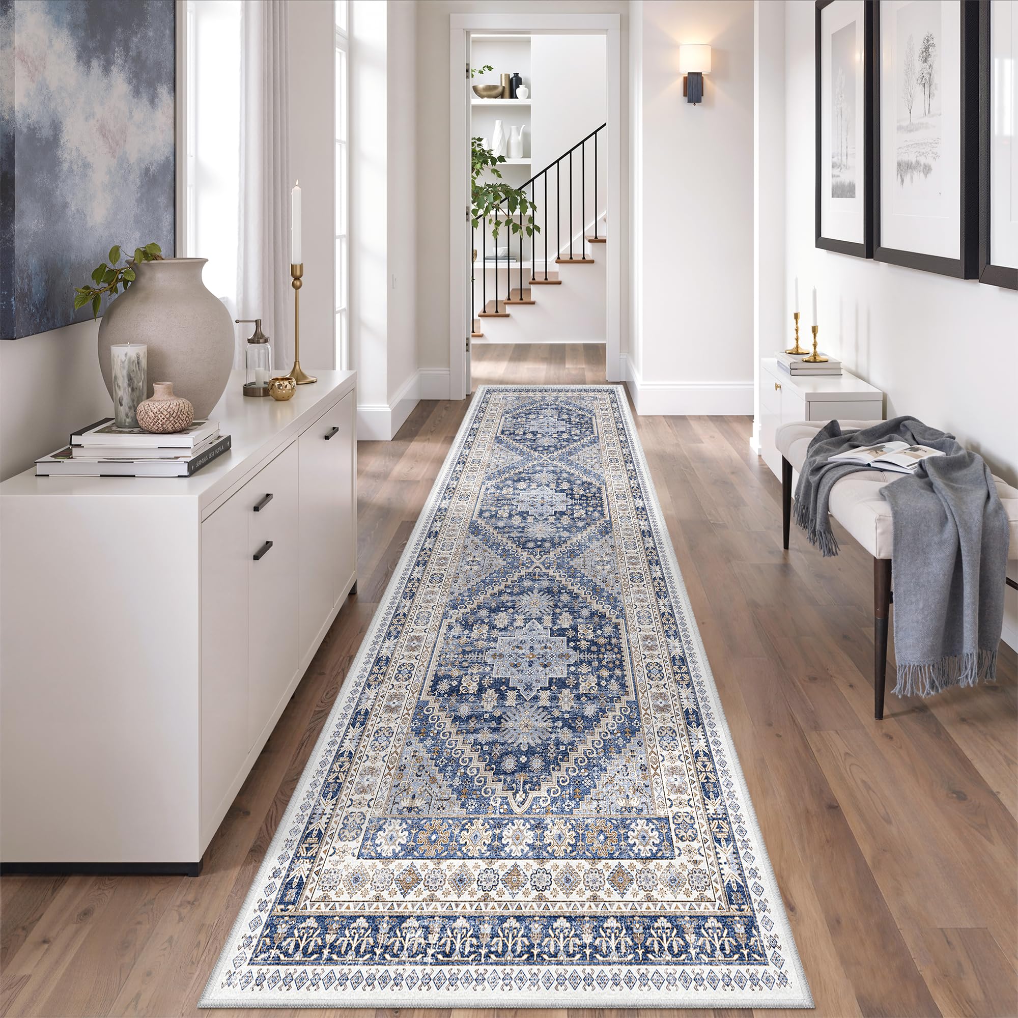 zesthome Area Rugs - Non-Slip Washable Rug