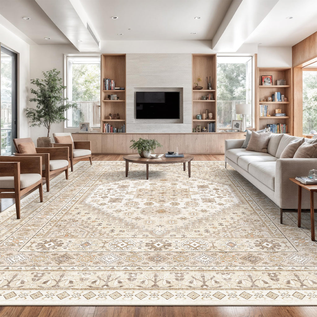 zesthome Area Rugs - Non-Slip Washable Rug