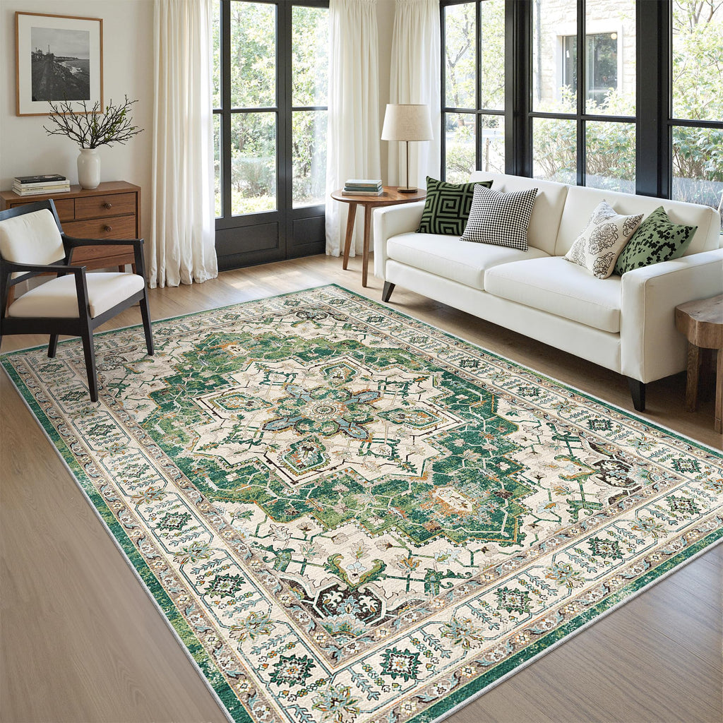 zesthome Area Rugs - Non-Slip Washable Rug