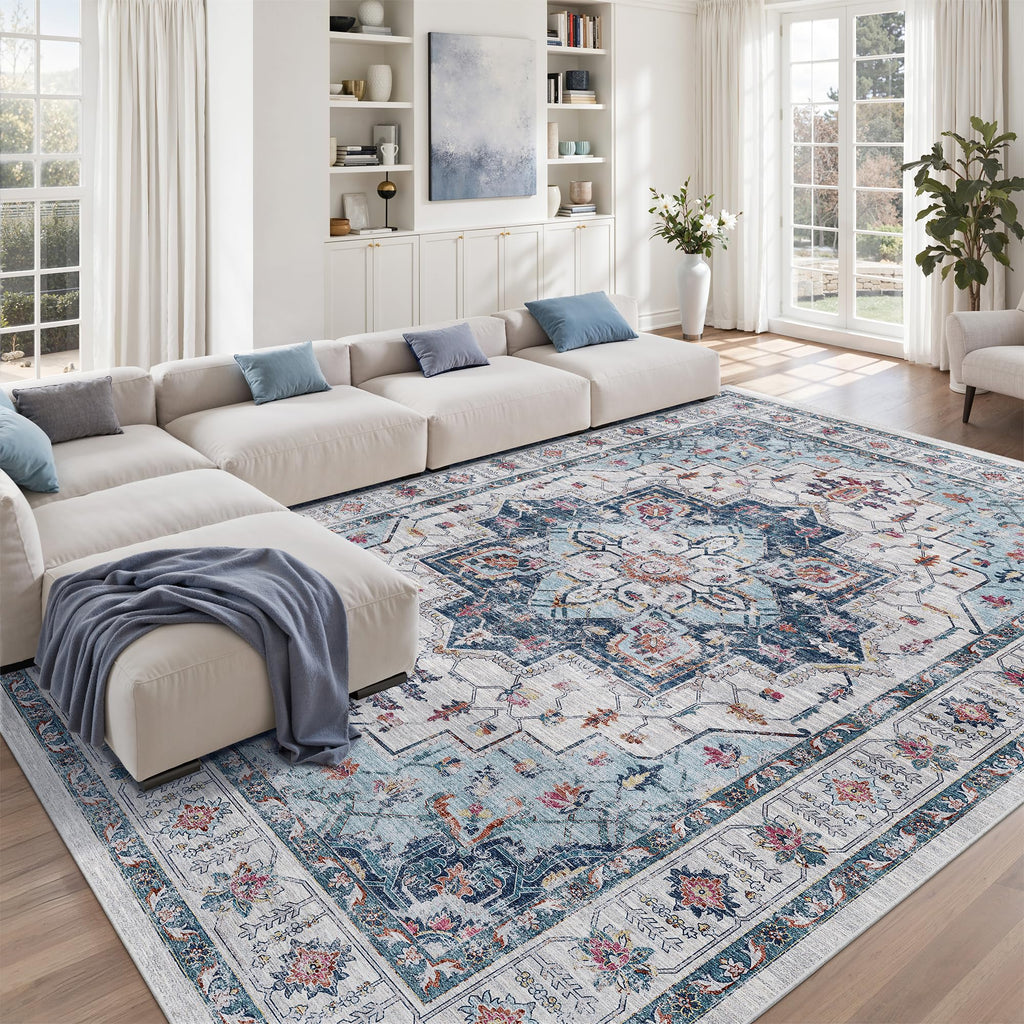 zesthome Area Rugs - Non-Slip Washable Rug