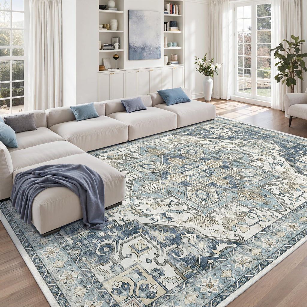 zesthome Area Rugs - Non-Slip Washable Rug