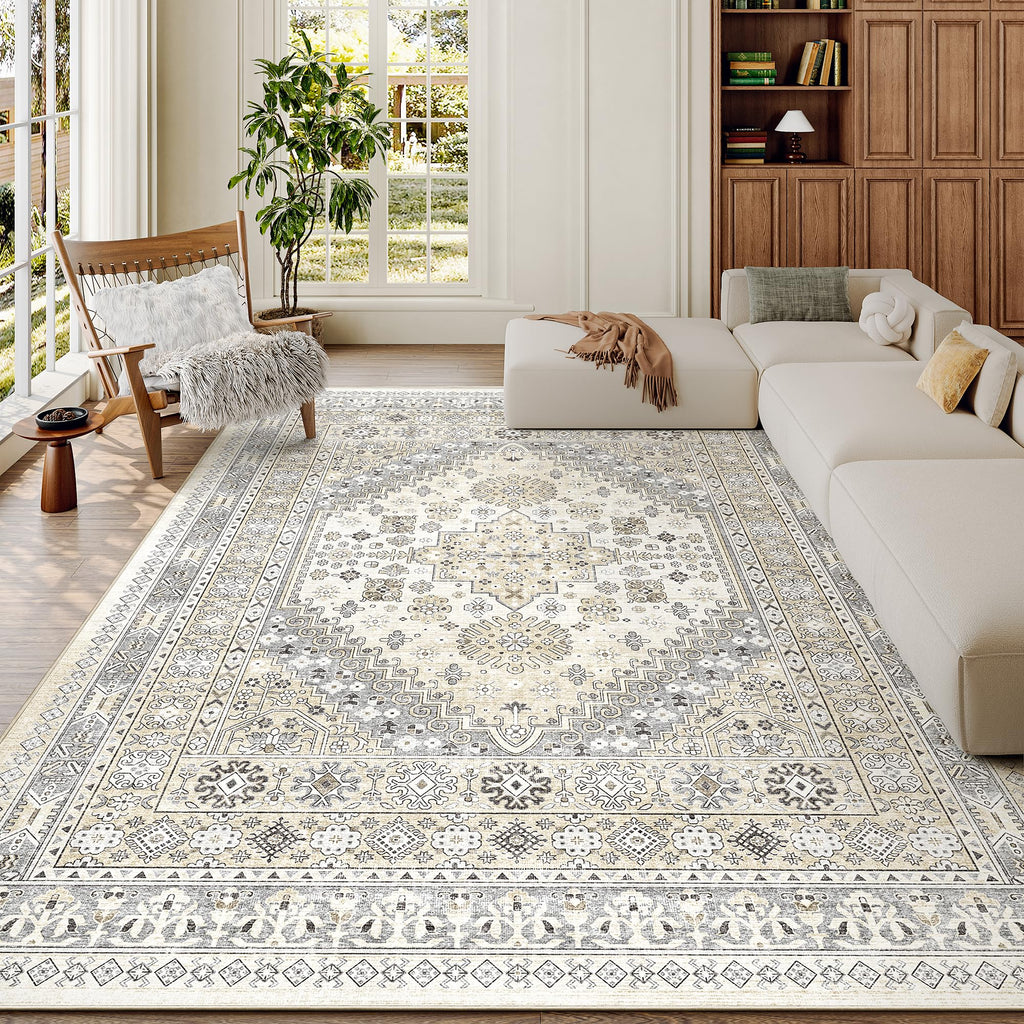 zesthome Area Rugs - Non-Slip Washable Rug