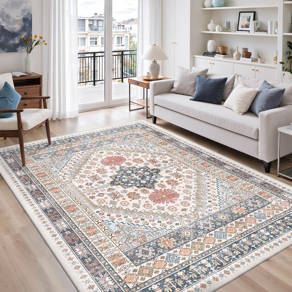 zesthome Area Rugs - Non-Slip Washable Rug