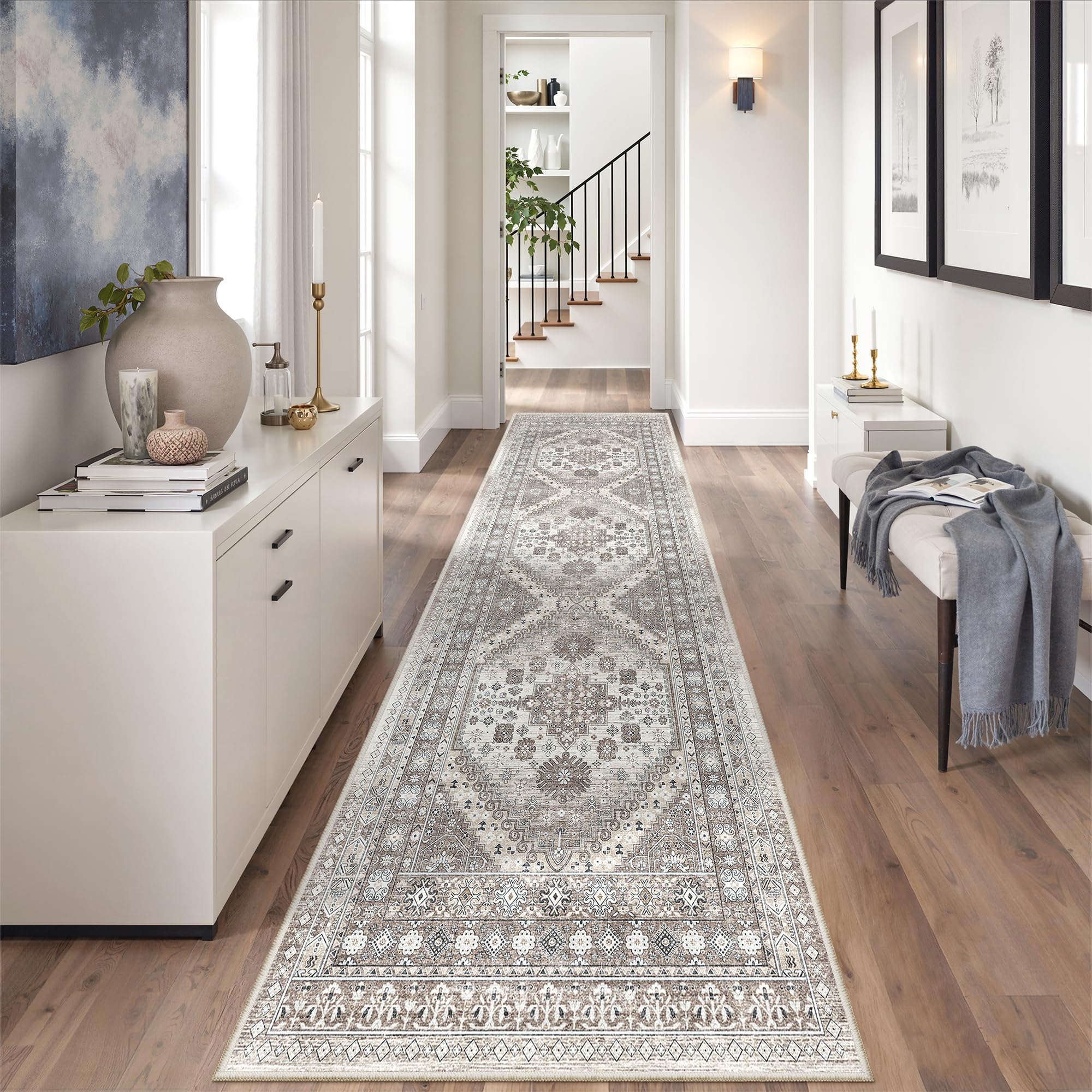 zesthome Area Rugs - Non-Slip Washable Rug