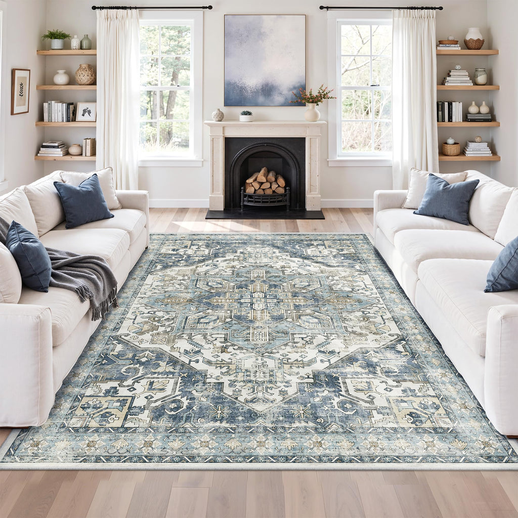 zesthome Area Rugs - Non-Slip Washable Rug