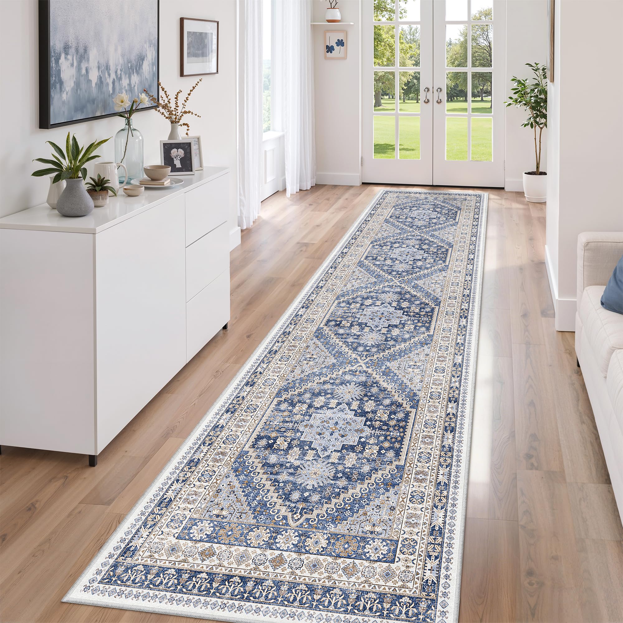 zesthome Area Rugs - Non-Slip Washable Rug