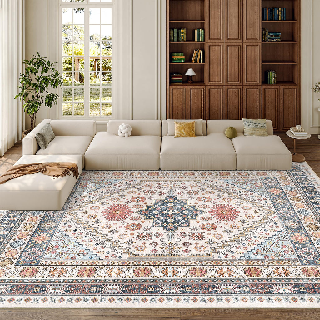 zesthome Area Rugs - Non-Slip Washable Rug