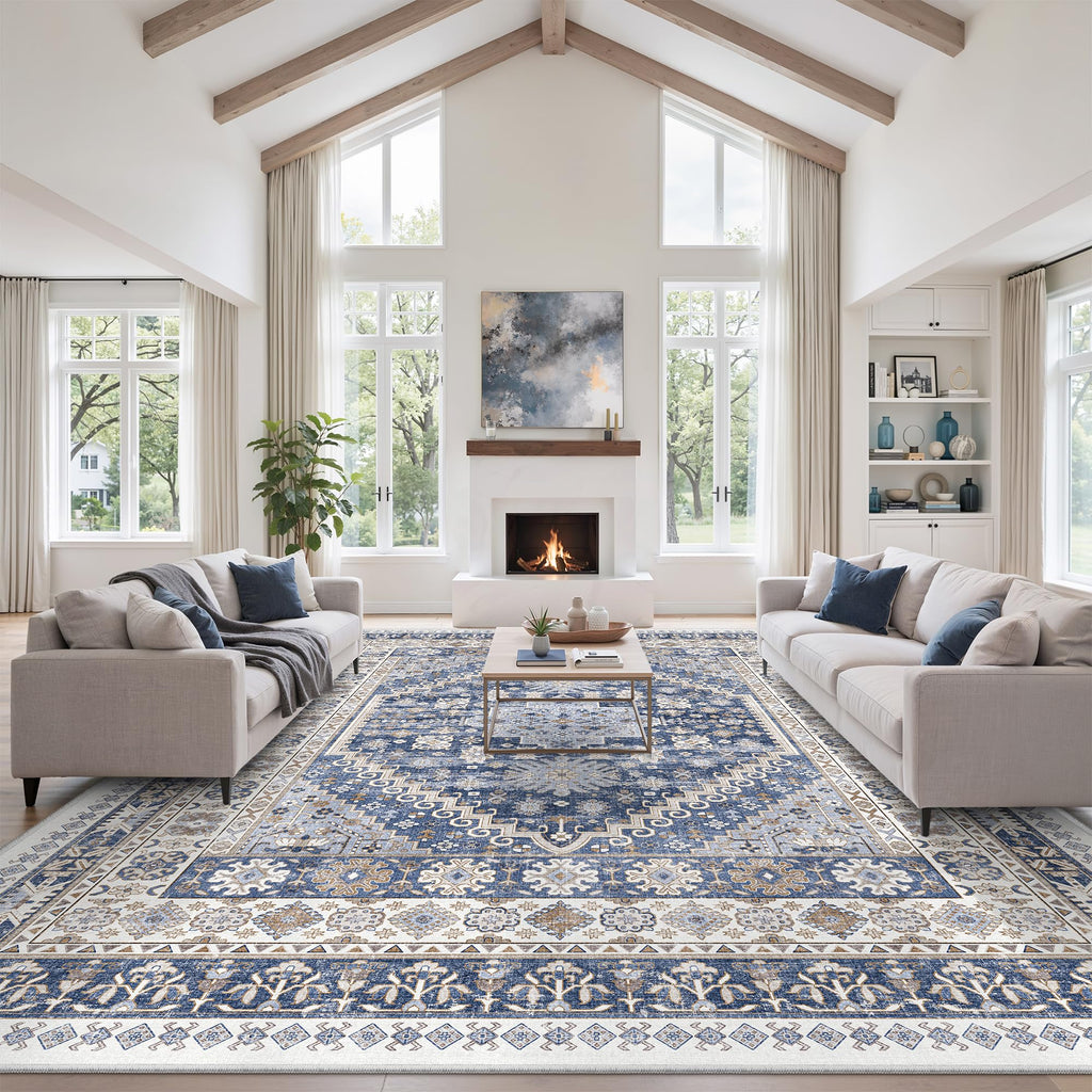 zesthome Area Rugs - Non-Slip Washable Rug
