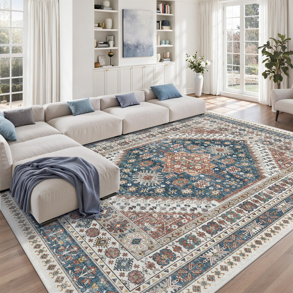zesthome Area Rugs - Non-Slip Washable Rug