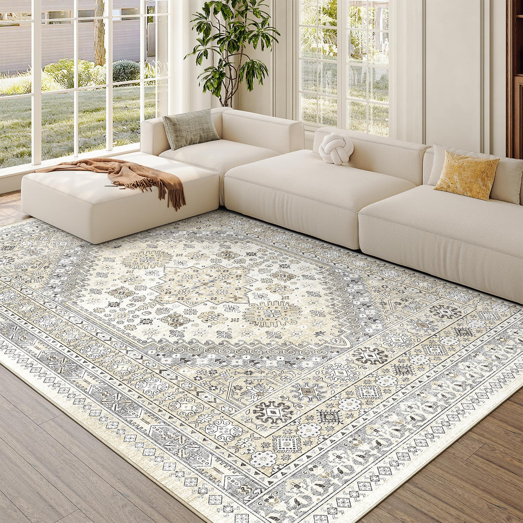 zesthome Area Rugs - Non-Slip Washable Rug