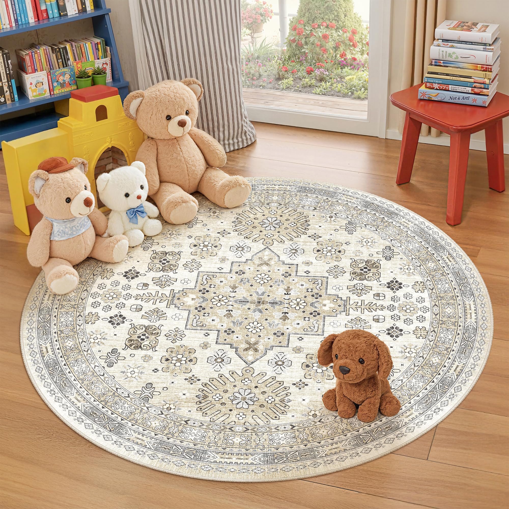 zesthome Area Rugs - Non-Slip Washable Rug