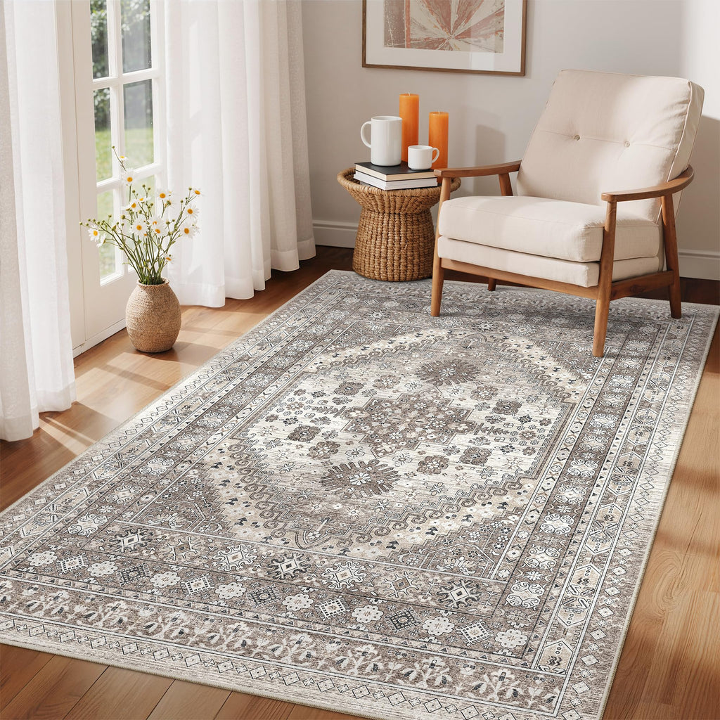 zesthome Area Rugs - Non-Slip Washable Rug