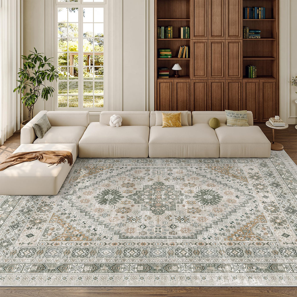 zesthome Area Rugs - Non-Slip Washable Rug