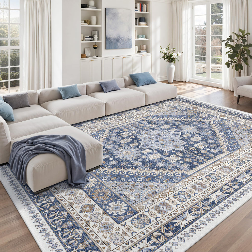 zesthome Area Rugs - Non-Slip Washable Rug