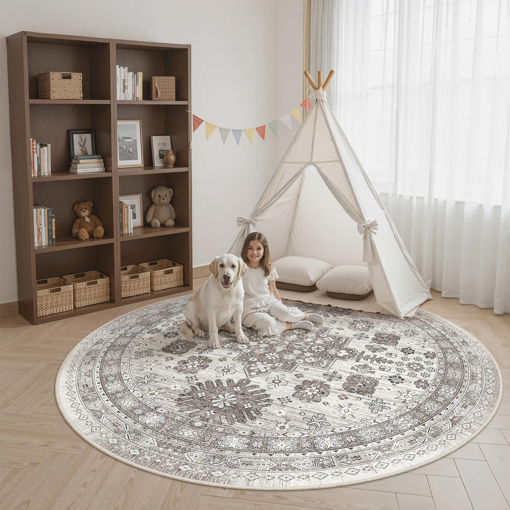 zesthome Area Rugs - Non-Slip Washable Rug