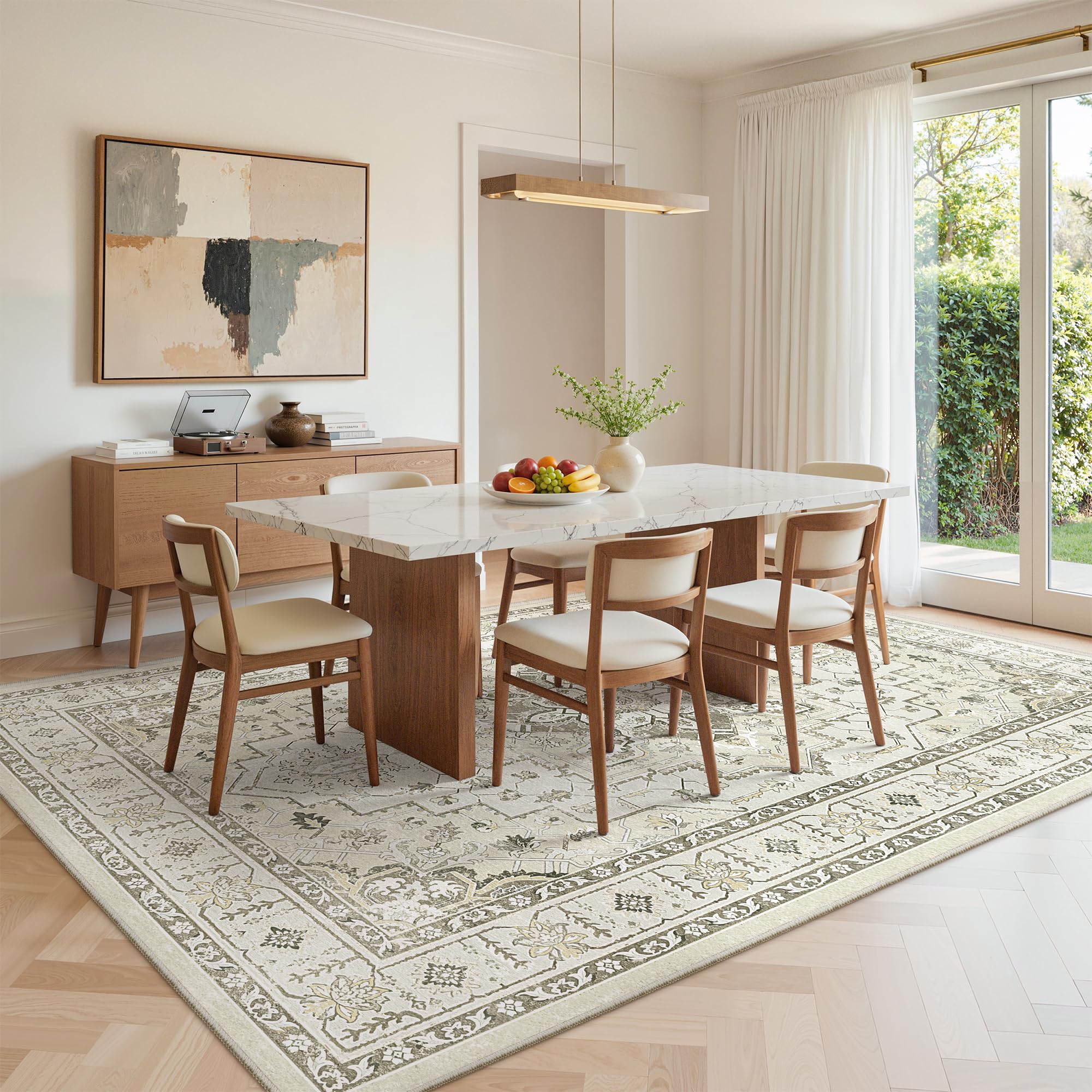 zesthome Area Rugs - Non-Slip Washable Rug