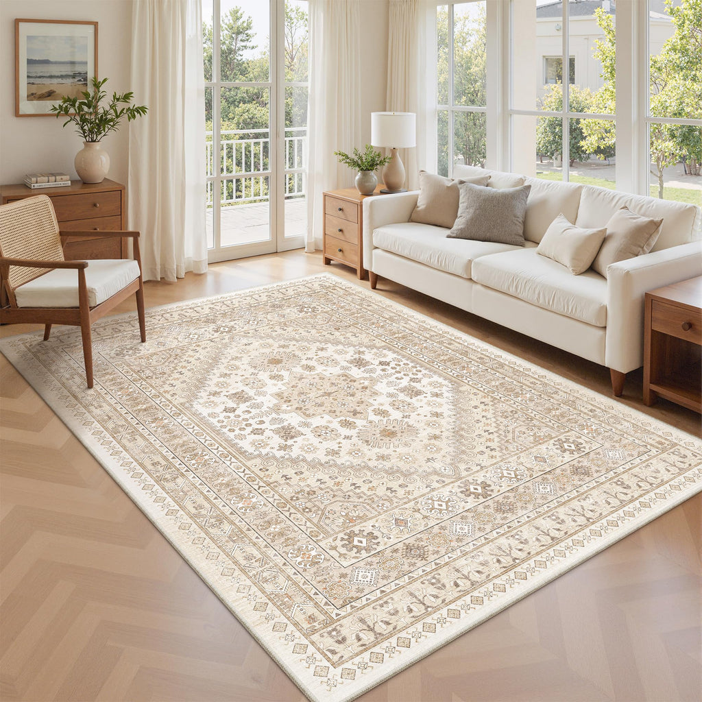 zesthome Area Rugs - Non-Slip Washable Rug